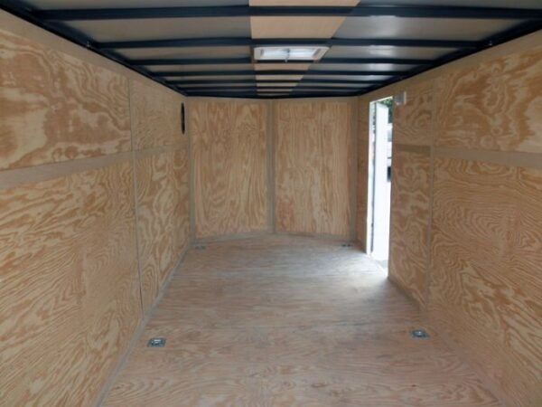 Enclosed Trailer 7'x16' - V-Nose Motorcycle Lawn Mower Storage - Image 17