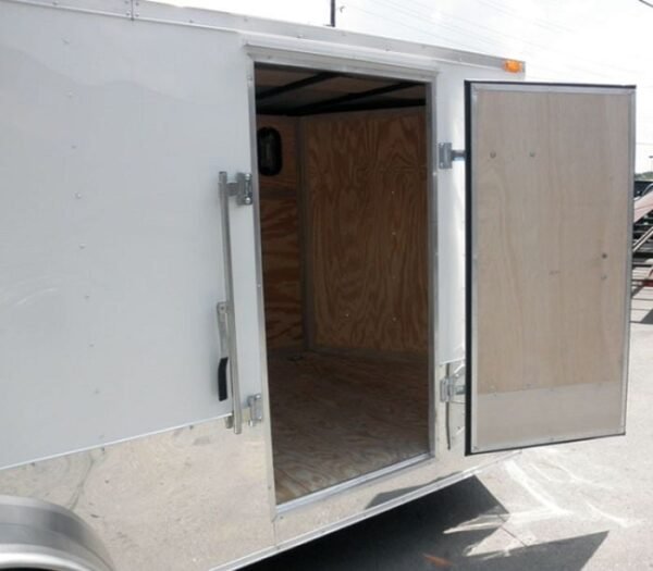 Enclosed Trailer 7'x16' - V-Nose Motorcycle Lawn Mower Storage - Image 12