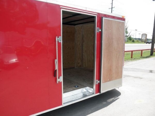 Enclosed Trailer 8.5'x24' Red - Motorcycle Trailer Car Truck Argo ATV Hauler Storage - Image 7