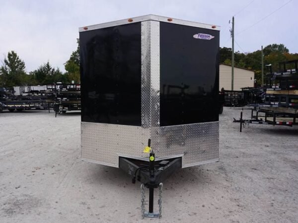 Enclosed Utility Hybrid Trailer 7'x18' with Side Door- Lawn Mower Equipment Hauler Storage - Image 2