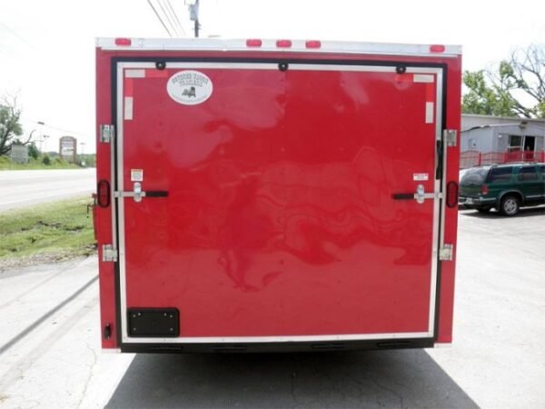 Enclosed Trailer 8.5'x24' Red - Motorcycle Trailer Car Truck Argo ATV Hauler Storage - Image 12