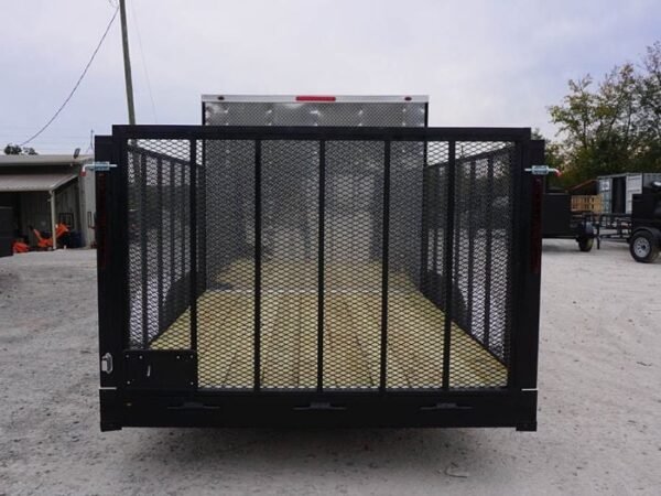 Enclosed Utility Hybrid Trailer 7'x18' with Side Door- Lawn Mower Equipment Hauler Storage - Image 11