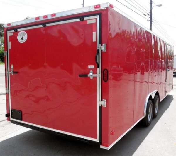 Enclosed Trailer 8.5'x24' Red - Motorcycle Trailer Car Truck Argo ATV Hauler Storage - Image 10