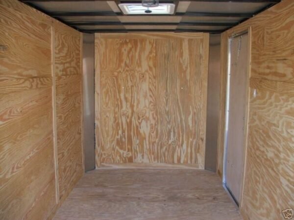 Enclosed 6'x12' Trailer with Drop Gate Storage - Image 6