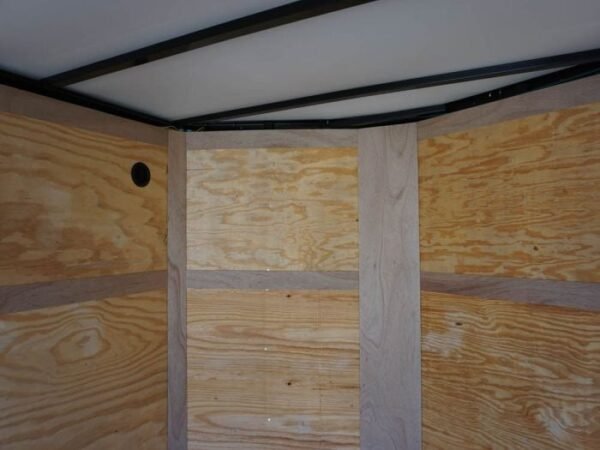 Enclosed Trailer 6'x12' Charcoal- V-Nose 3,500 lb. Axle Storage - Image 24