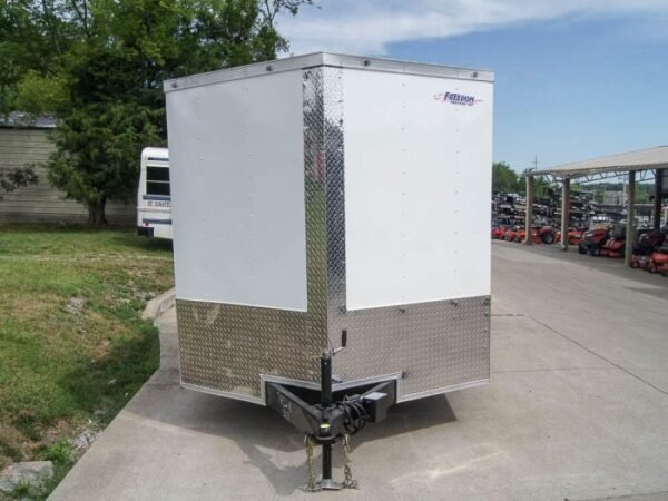 7x18 Hybrid Enclosed Trailer with Side Door (2) 5,200lb Axles Storage - Image 9