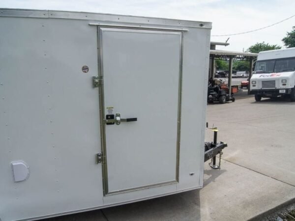 7x18 Hybrid Enclosed Trailer with Side Door (2) 5,200lb Axles Storage - Image 14