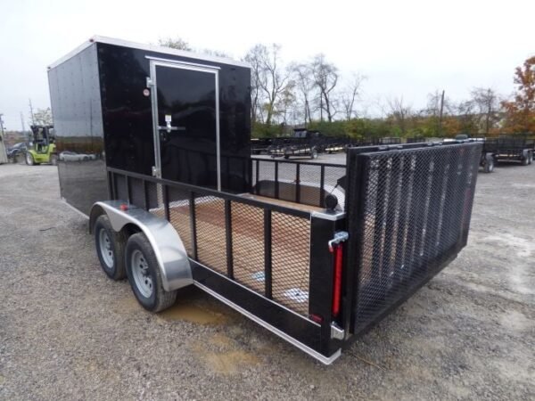 Enclosed Utility Hybrid Trailer 7'x18' with Side Ramp- Lawn Mower Equipment Hauler Storage - Image 16