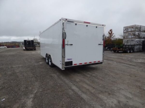 Enclosed Trailer 8.5' x 20' White 3500lb Axles - Cargo Hauler Storage - Image 11