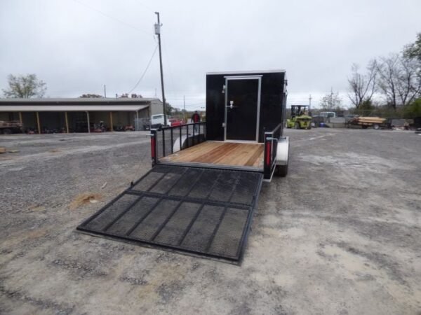 Enclosed Utility Hybrid Trailer 7'x18' with Side Ramp- Lawn Mower Equipment Hauler Storage - Image 18