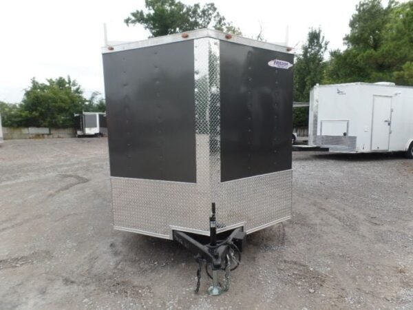 Enclosed Trailer 7'x12' Single Axle 3500 lbs V-Nose Storage - Image 8