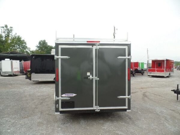 Enclosed Trailer 7'x12' Single Axle 3500 lbs V-Nose Storage - Image 6