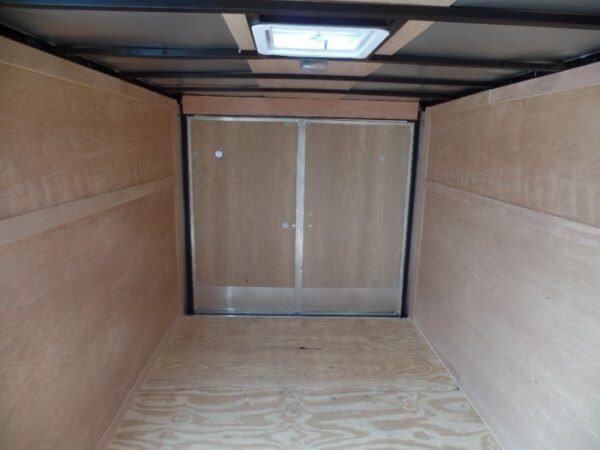 Enclosed Trailer 7'x12' Single Axle 3500 lbs V-Nose Storage - Image 5