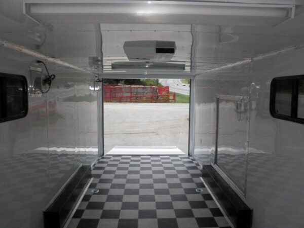 Enclosed Trailer 8.5'x24' White - Lawn Mower Car Bike Hauler Storage - Image 7