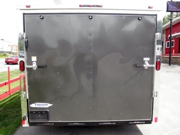 Enclosed Trailer 8.5'x18' Grey - Custom Enclosed Car Bike Cargo Hauler Storage - Image 3