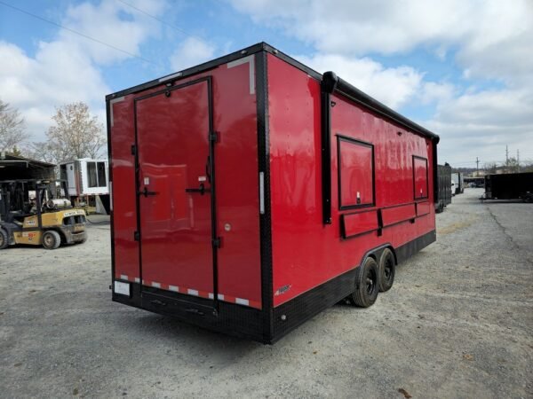 8.5' X 24' Custom Box Office Enclosed Trailer