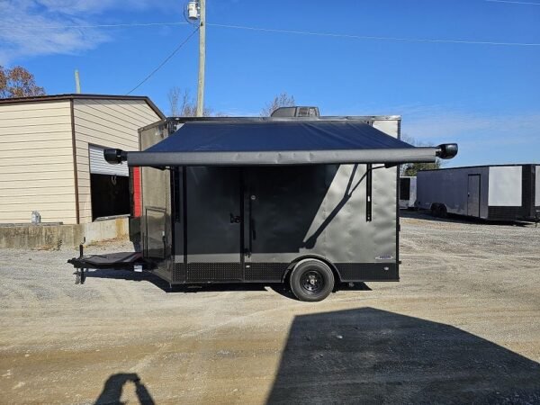 8.5' X 12' Charcoal Special Effects Enclosed Trailer - Image 5