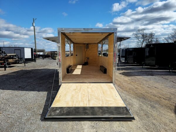 8.5' X 22' Red & Black Custom Enclosed Trailer - Image 3