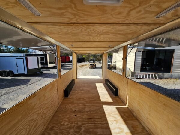 8.5' X 22' Red & Black Custom Enclosed Trailer - Image 7