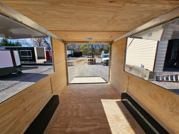 8.5' X 22' Red & Black Custom Enclosed Trailer - Image 8