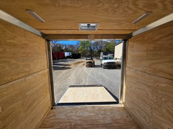 8.5' X 22' Red & Black Custom Enclosed Trailer - Image 9