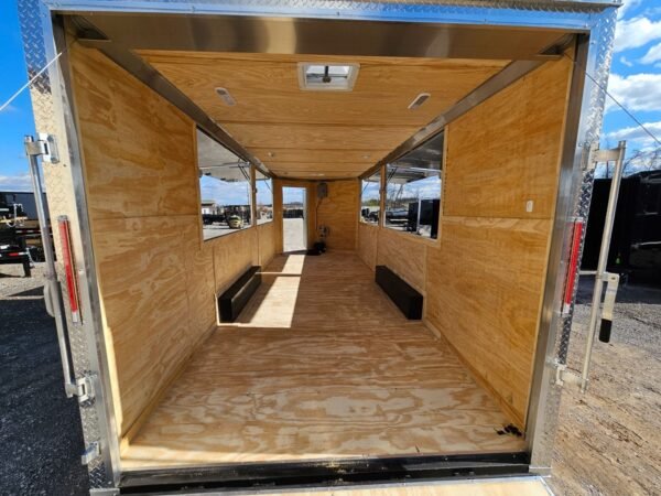 8.5' X 22' Red & Black Custom Enclosed Trailer - Image 10