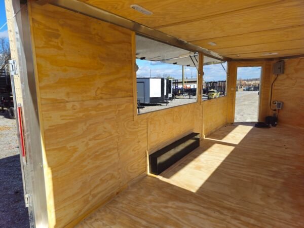 8.5' X 22' Red & Black Custom Enclosed Trailer - Image 12