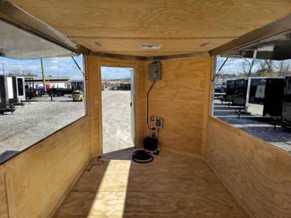 8.5' X 22' Red & Black Custom Enclosed Trailer - Image 15