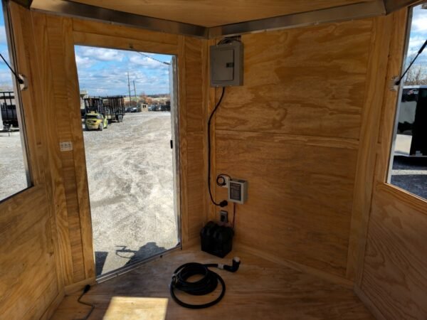 8.5' X 22' Red & Black Custom Enclosed Trailer - Image 16