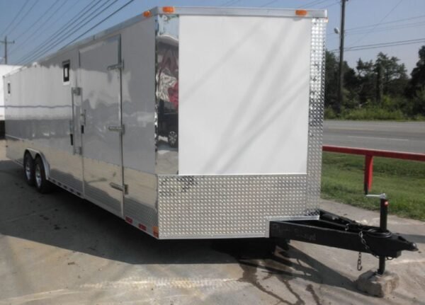 Enclosed Trailer 8.5'x26' Black - Cargo Car ATV Hauler Storage - Image 11