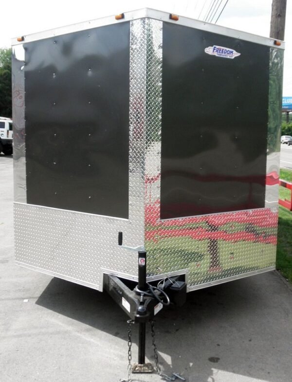 Enclosed Trailer 8.5'x18' Grey - Custom Enclosed Car Bike Cargo Hauler Storage - Image 9