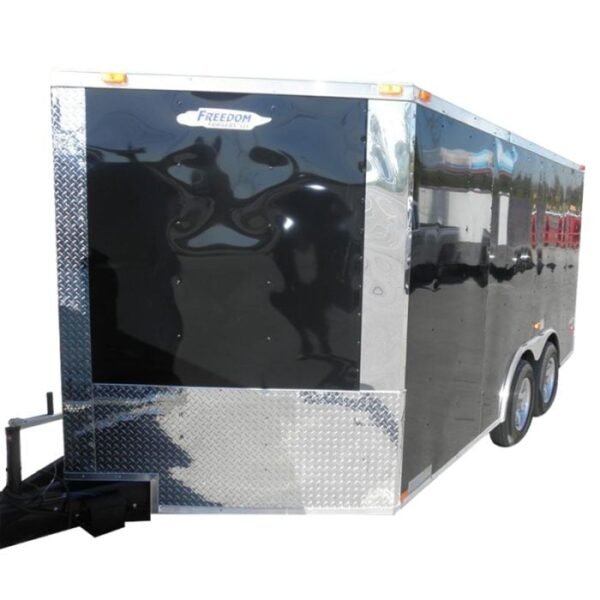 Enclosed Trailer 8.5'x14' Black - Custom Car Equipment ATV Storage