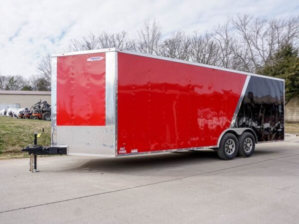 Enclosed Trailer 8.5'x22' Red & Black - Car Hauler Storage - Image 3