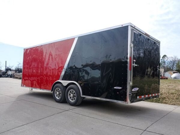 Enclosed Trailer 8.5'x22' Red & Black - Car Hauler Storage - Image 5