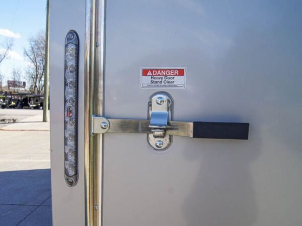 8.5x20 Silver V-Nose Slant Top Enclosed Trailer (2) 5200lb Axles - Image 13