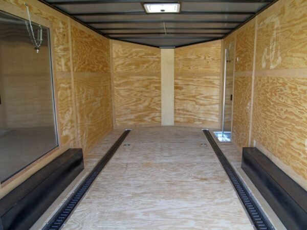 8.5x20 Silver V-Nose Slant Top Enclosed Trailer (2) 5200lb Axles - Image 15