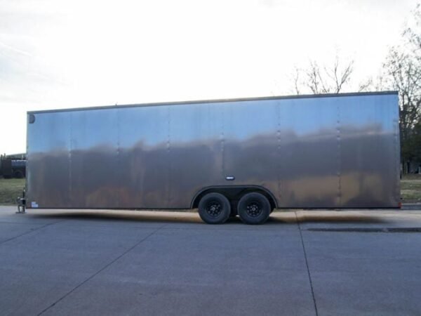 8.5x28 V-Nose Enclosed Trailer Black Out Package (2) 5,200lb Axles - Image 3