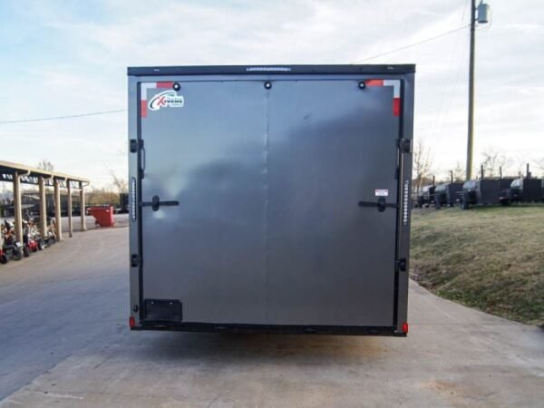 8.5x28 V-Nose Enclosed Trailer Black Out Package (2) 5,200lb Axles - Image 5