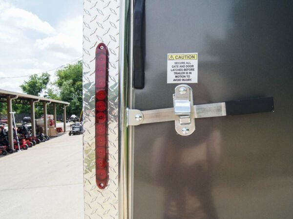 8.5x28 Charcoal Custom Enclosed Trailer (2) 7K Axles Storage - Image 2