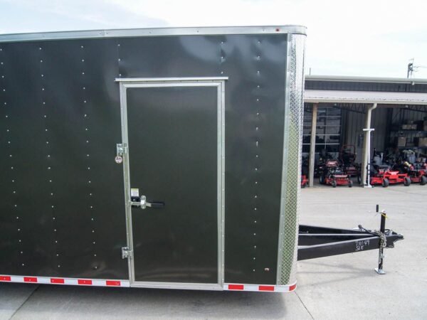 8.5x28 Charcoal Custom Enclosed Trailer (2) 7K Axles Storage - Image 4