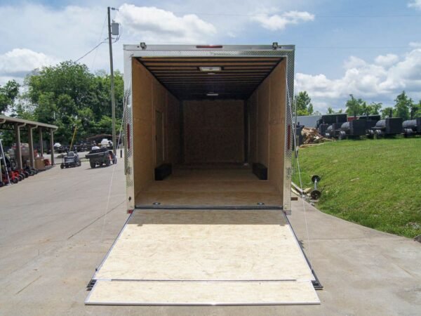 8.5x28 Charcoal Custom Enclosed Trailer (2) 7K Axles Storage - Image 9