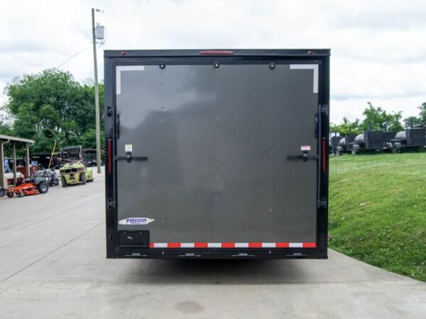 8.5x20 Charcoal Enclosed Trailer with Blackout Package (2) 5200lb Axles Storage - Image 5