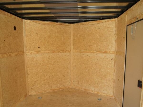 8.5x20 Charcoal Enclosed Trailer with Blackout Package (2) 5200lb Axles Storage - Image 21