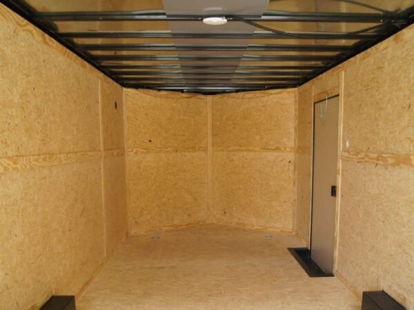 8.5x20 Charcoal Enclosed Trailer with Blackout Package (2) 5200lb Axles Storage - Image 22