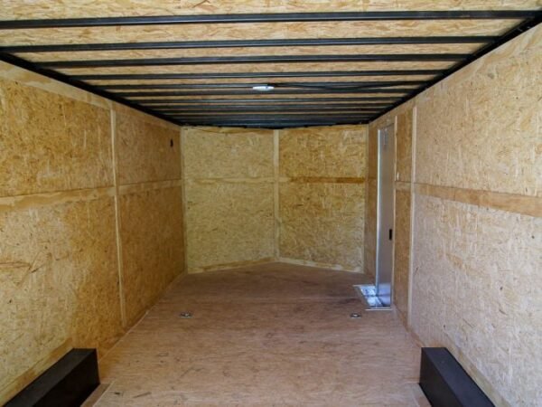 8.5x24 Two Tone-Black/Silver Enclosed Trailer (2) 5200lb Axle Storage - Image 18