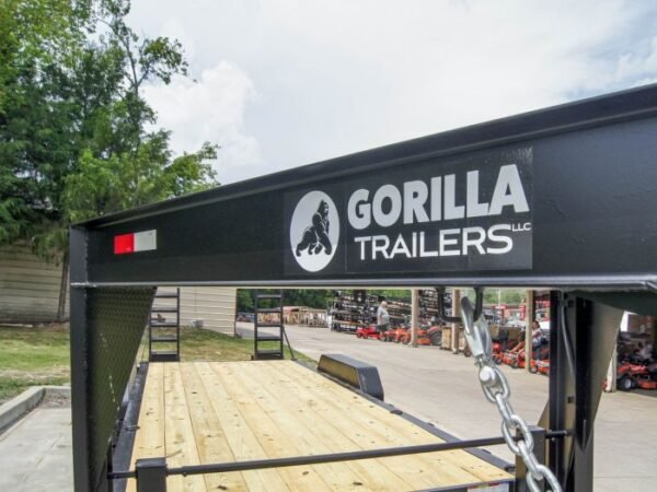 7x22 Gooseneck Equipment Trailer (2) 7K Axles Standup Ramps - Image 10