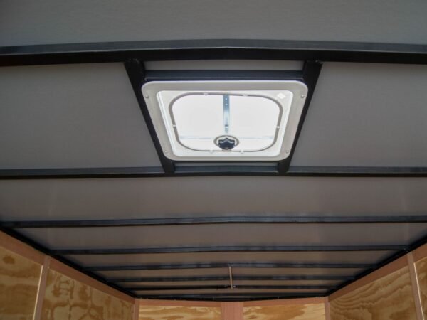 8.5x28 Charcoal/Black Enclosed Trailer with Blackout Pkg (2) 7K Axles Storage - Image 5