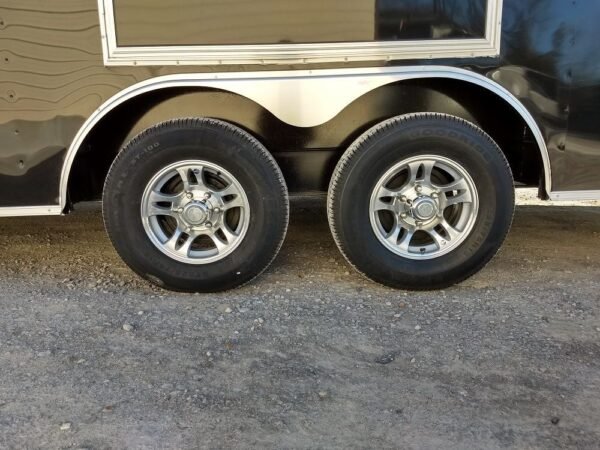 Enclosed Trailer 8.5' X 26' Black Race Ready Tandem 5,200lb Axles Storage - Image 2