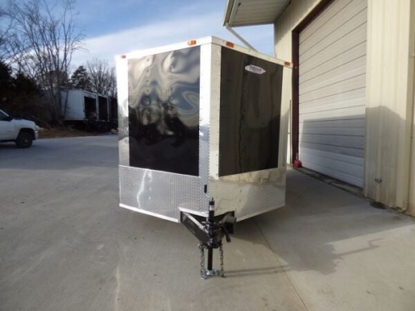 Enclosed Trailer 8.5'x12' Black - V-Nose Equipment Hauler Storage - Image 6