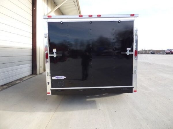 Enclosed Trailer 8.5'x12' Black - V-Nose Equipment Hauler Storage - Image 2